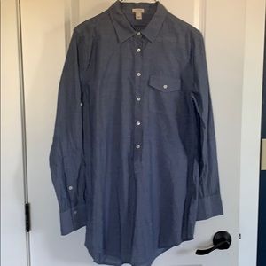 J crew denim tunic. Size small